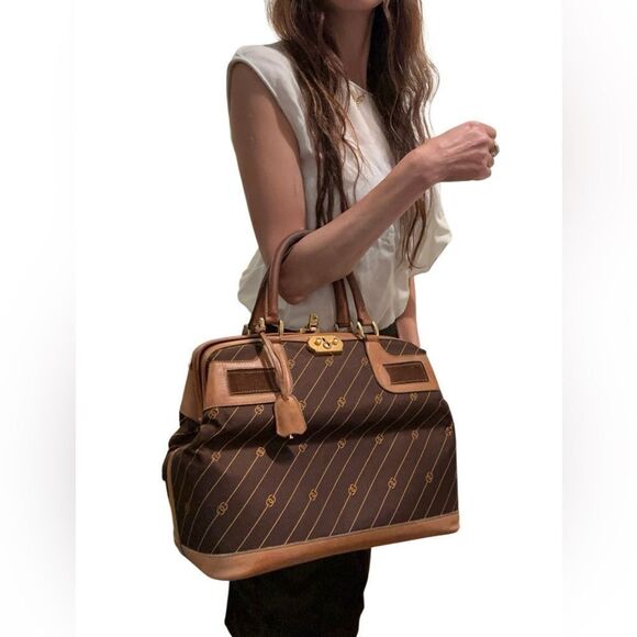 Gucci Handbags - Gucci Brown and Tan large  bag